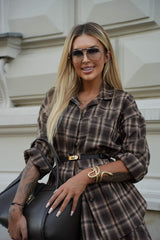 Komplet "City Glam" w kratę